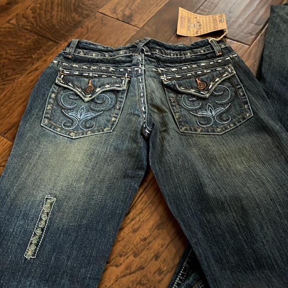 Yakum Jeans Vintage Loungewear size 27 and 28 new with tags - Picture 2 of 4